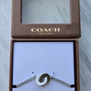 NIB Coach Silver Women's Bracelet F99551
